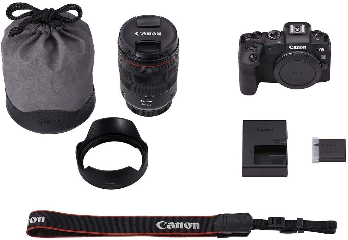 CANON EOS RP Cámara Mirrorless + Objetivo RF 24-105mm F4-7.1 IS STM, Cámara Evil Full Frame (26,2 MP) -5 EV, Vídeo 4K 25fps, Dual Pixel CMOS AF, Pantalla Táctil de Ángulo Variable, Negro