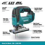 Makita DJV182Z - Caladora 18V Litio BL