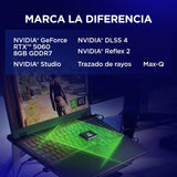 Lenovo Legion 5 Gen 10 - Portátil Gaming IA 15.1" OLED (Intel Core i7-13650HX, NVIDIA GeForce RTX 5060, 32GB RAM, 1TB SSD, 165Hz, Wi-Fi7, Sin Sistema Operativo) QWERTY RGB 24 Zonas Español - Negro