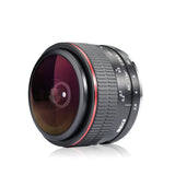 MEKE Meike 6,5 mm Ultra Wide f/2.0 Lente de Ojo de pez Circular para cámaras Fujifilm sin Espejo APS-C