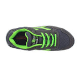 U-Power Red Lion Point, zapatos de seguridad unisex, ligeros, flexibles, de cuero antipinchazos, con inserto Infinergy, con puntera de aluminio - Grey & Green-43