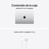 Apple MacBook Pro Portátil de 14,2" con M5,CPU de 10 núcleos y GPU de 10 núcleos: Creado para Apple Intelligence, Pantalla Liquid Retina XDR y 16 GB de Memoria unificada, 1TB; Plata