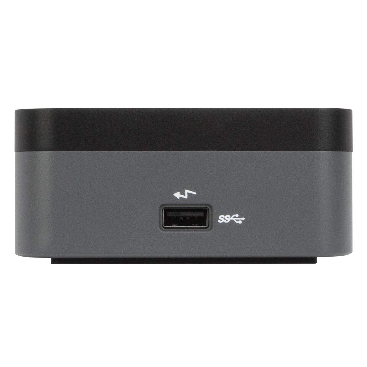 Targus DOCK570EUZ Docking Station USB-C Universal Quad 4K (QV4K) con PD de 100 W Compatible con Thunderbolt 3