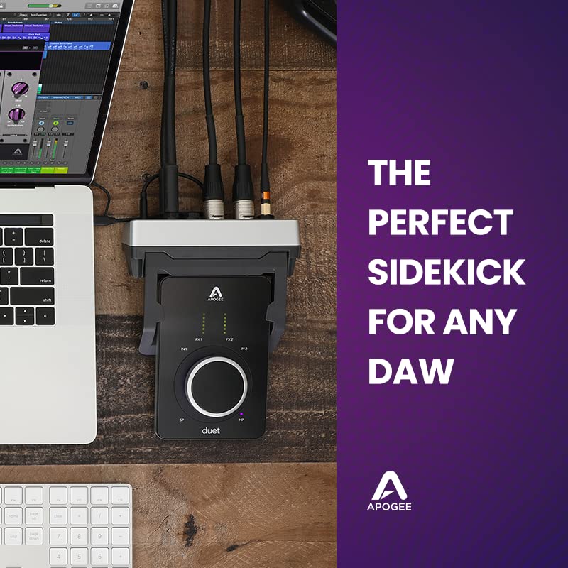 Apogee - DUET 3 - Interface audio USB C - 2 entradas/4 salidas - 2 previos de micro/instrumento - 24 bits/192 kHz