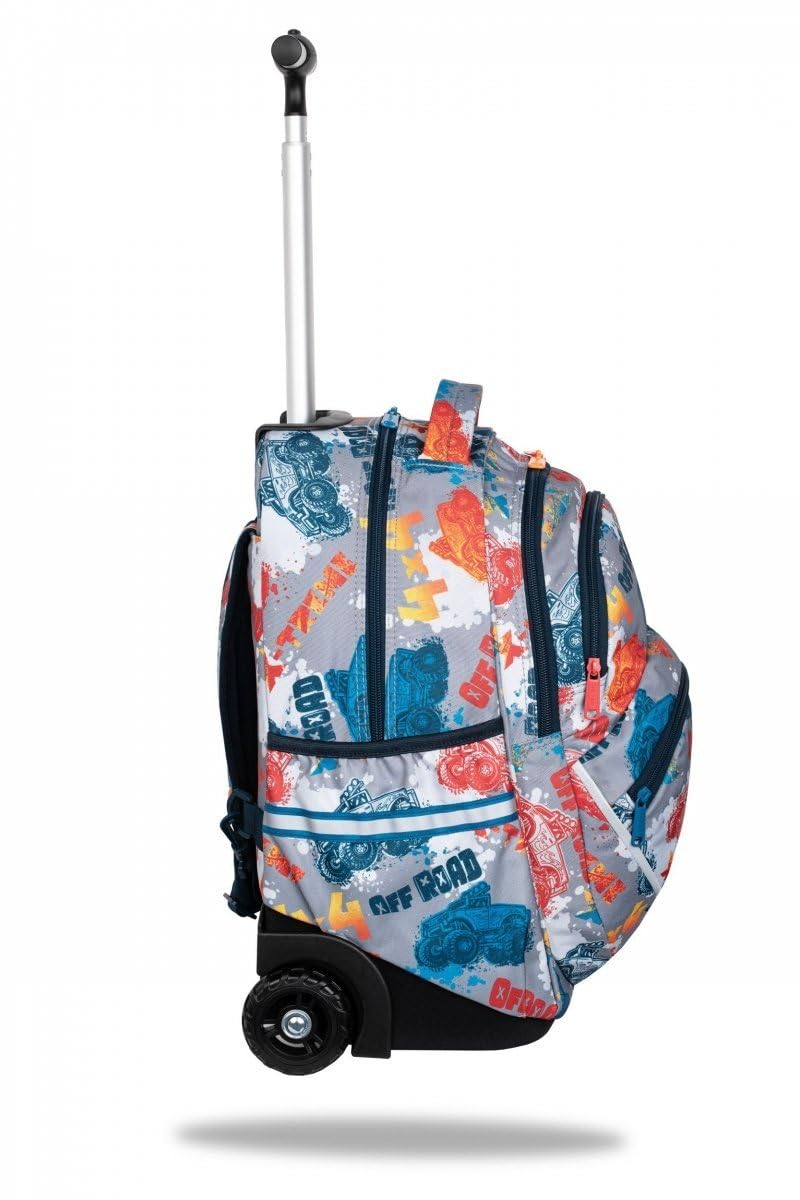 Coolpack F035671, Mochila escolar con ruedas STARR OFFROAD, Multicolor
