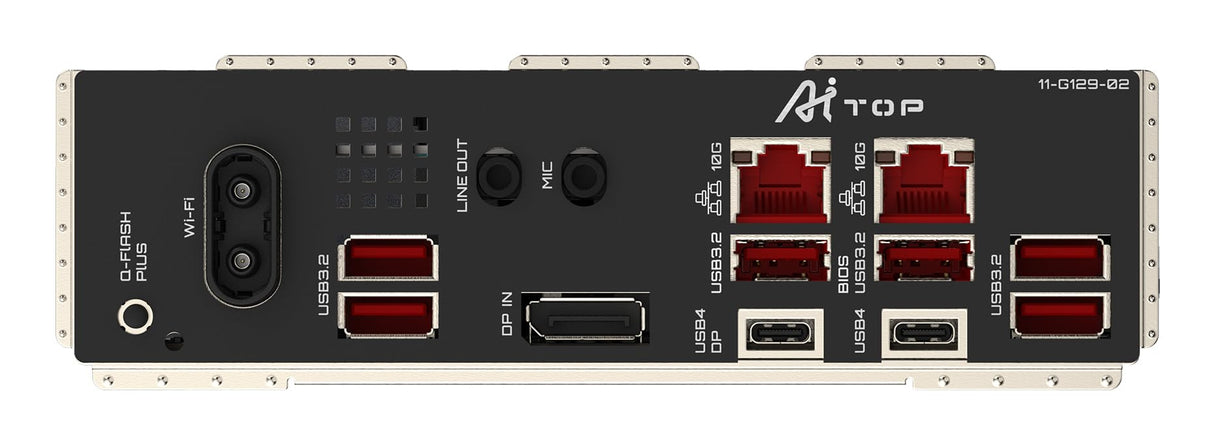 GIGABYTE TRX50 AI TOP-2B Placa Base – Procesadores AMD Ryzen Threadripper Pro 7000, VRM Digital de 16+8+4 Fases, hasta 5200 MHz DDR5, 4 x M.2 PCIe 5.0, Wi-Fi 7, LAN 10 GbE, USB 4