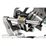 HiKOKI Sierra de Inglete y Corte - 1100 W, Ø216 mm - Guía Láser, Freno Eléctrico, Mesa Extensible, Bloqueo de Eje, Cortes Precisos, Compacta y Robusta - Cambio sin Herramientas