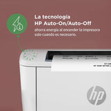 HP LaserJet M110w 7MD66F, Impresora Láser A4 Monocromo - Impresión Doble Cara Manual (20 ppm, Wi-Fi, Wi-Fi Direct, USB 2.0, Bluetooth, Procesador de 500 MHz, Memoria de 32 MB, HP Smart App) Blanca
