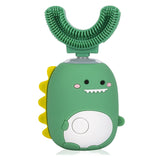 DAM Cepillo de dientes infantil ET07 en forma de U eléctrico sónico. Modos limpieza, masaje y blanqueamiento.