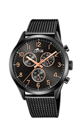 Lotus Reloj Cronógrafo para Hombre de Cuarzo con Correa en Acero Inoxidable 18639/1