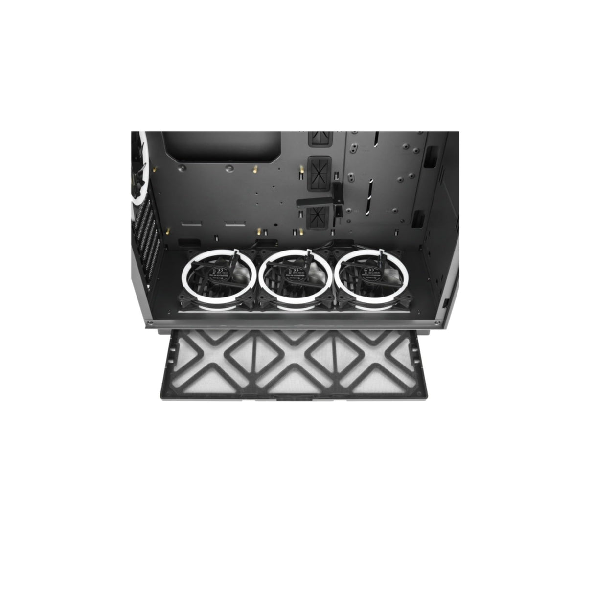 Sharkoon Pure Steel RGB - Caja de Ordenador, PC Gaming, Semitorre ATX, Negro