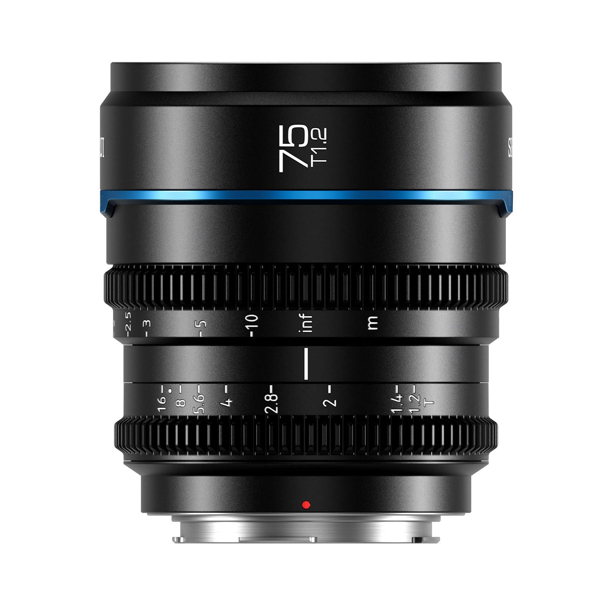 SIRUI Night Walker 75mm Lente de Cine con Enfoque Manual, Gran Apertura T1.2 con Marco S35 para X Montura Cameras, para X-H2/H2S, XT-4, XT-3,X-S10, X-S20 (MS75X-B, X Montura, Negro)