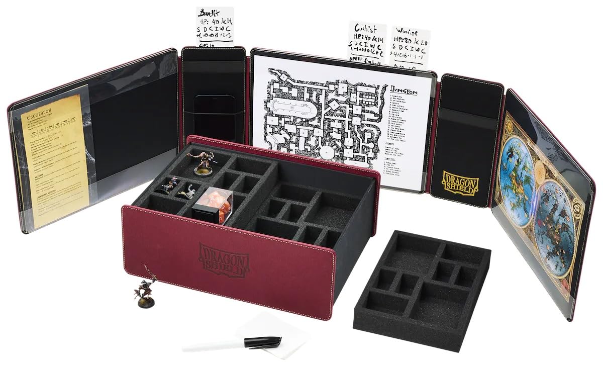 Dragon Shield Game Master Companion-Blood Red, Multicolor (Arcane Tinmen 226582)