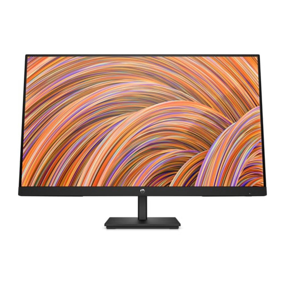HP V27i G5 Monitor de 27" FHD 16:9, Antirreflejo, Panel IPS 75Hz, Tiempo de Respuesta 5 ms, Inclinable, VESA 10x10 cm, AMD FreeSync, 250 Nits, Low Blue Light, Negro