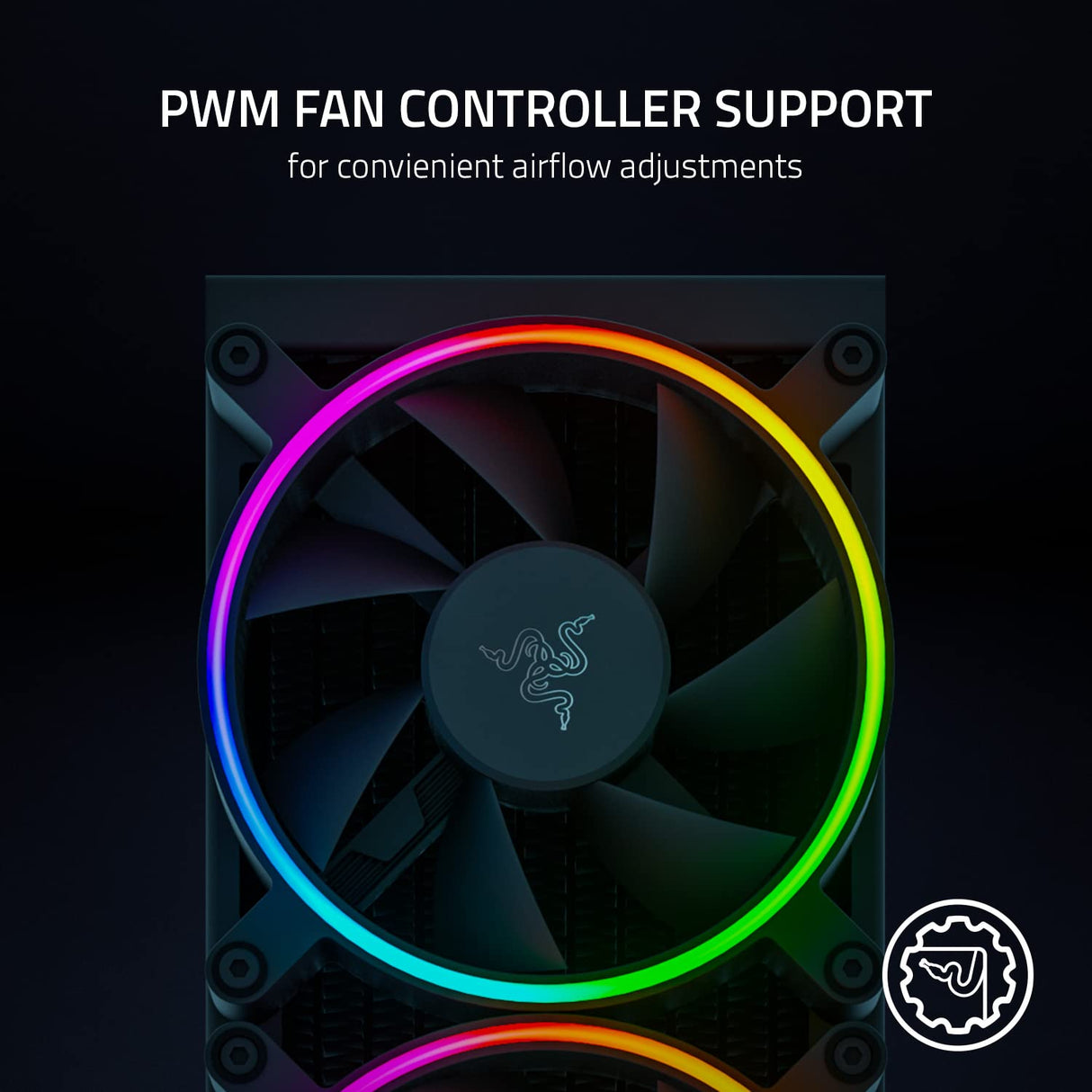 Razer Hanbo Chroma (360mm) - All In One aRGB Chroma Liquid Cooler (Ultimate AIO Design, Quiet, Powerful aRGB Fans, Silent and Efficient Liquid Cooling, PWM Support) Chroma