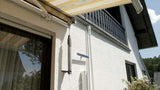 Schellenberg 20264 Accionamiento para toldo PREMIUM con panel solar, controlable por radio o aplicación Smart Home