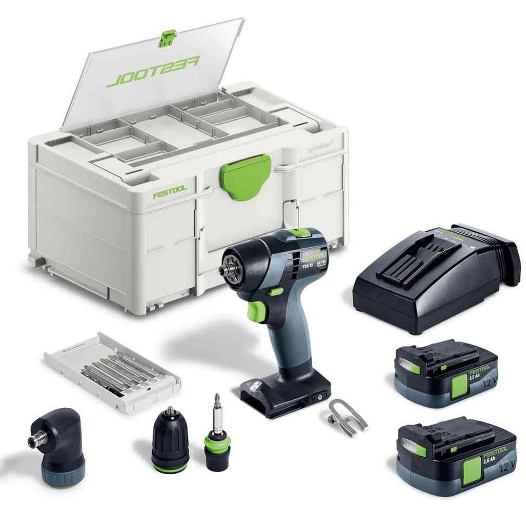 Festool Taladro atornillador a batería TXS 12 2,5-Set