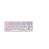 CHERRY MX 8.2 TKL Wireless, Teclado Mecánico Inalámbrico de Gaming sin Teclado Numérico, Distribución Alemana (QWERTZ), con Maletín Metálico de Transporte, Switches MX BROWN, Blanco