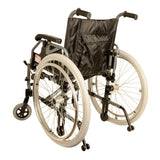 Gima King - Cochecito de aluminio con asiento de 46 cm, tejido negro