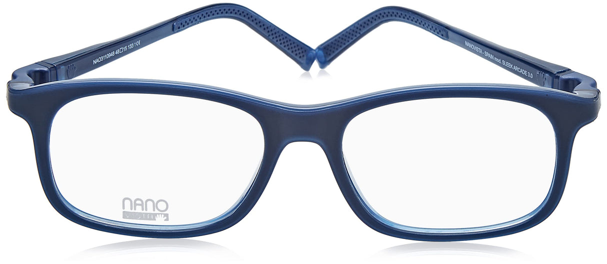NANOVISTA Sleek Arcade 3.0 Gafas, Bicolor Marino Mate/Marino, 48 Unisex niños