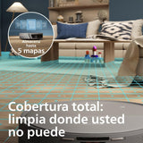 Philips Serie 9000 Robot Aspirador y Friegasuelos - Succión Ultra Fuerte, friega con Agua, estación Todo en uno, detección de obstáculos, Control Mediante App (XU9100/10)