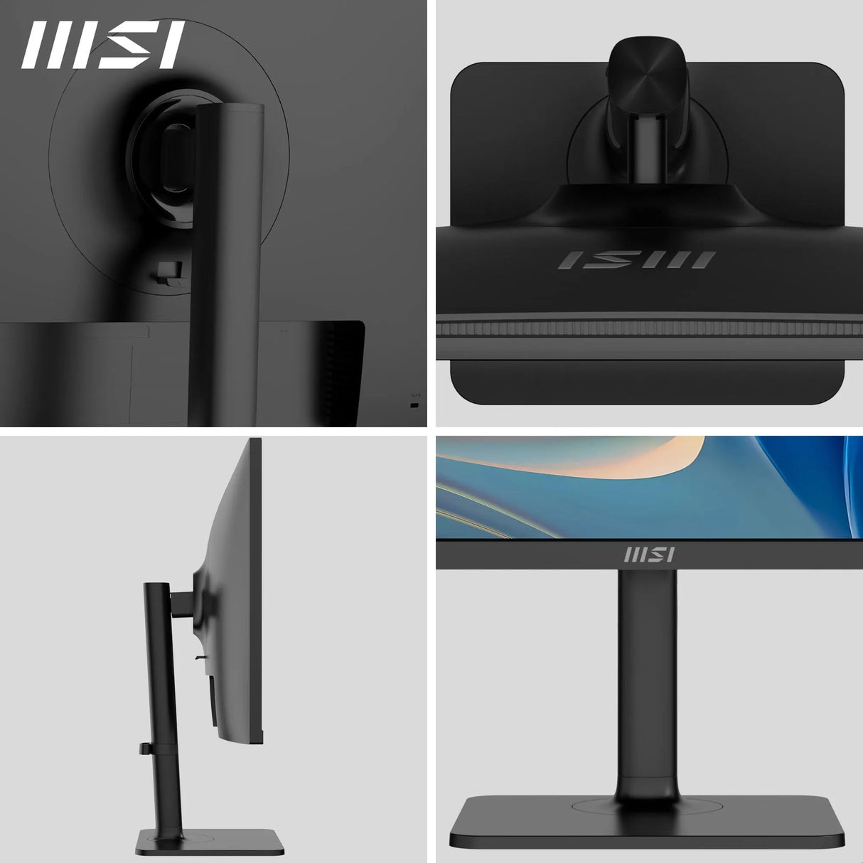 MSI Modern MD272UPHG 27-Inch UHD Office Monitor - 3840 x 2160 IPS Panel, 60Hz, Eye-Friendly Screen, VESA Mountable, 4-Way Adjustable - HDMI 2.0b, DisplayPort 1.4a, Type-C, USB-B, USB-A