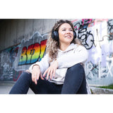 Hama | Auriculares Bluetooth Over‑Ear con Altavoz Integrado – Plegables, Graves Potentes, Ecualizador 3 Modos, microSD, Llamadas Manos Libres, 18 h Batería