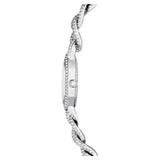 Swarovski Reloj Dextera Chain, Fabricado en Suiza, Pulsera de Cristal, Tono Plateado, Acero Inoxidable
