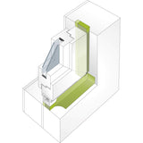 Illbruck illmod trioplex FBA TP651 - Cinta de sellado para juntas de ventanas y puertas, ancho 7-15 mm, 6,5 m