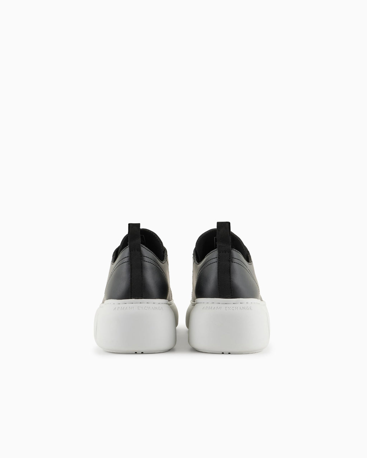 Armani Exchange Zapatillas de Piel Solid Negro