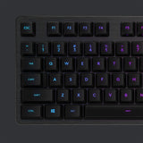 Logitech G512 Teclado Gaming Mecánico, RGB LIGHTSYNC, Teclas retroiluminadas, GX-Táctil Marrón, Aleación de Aluminio, Teclas F Personalizables, Paso de USB, Disposición QWERTY ES - Carbón/Negro
