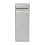 ME-FA 661041M Maple 661 (Color, buzón con Cerradura, tamaño 1091 x 402 x 303), Aluminio Blanco