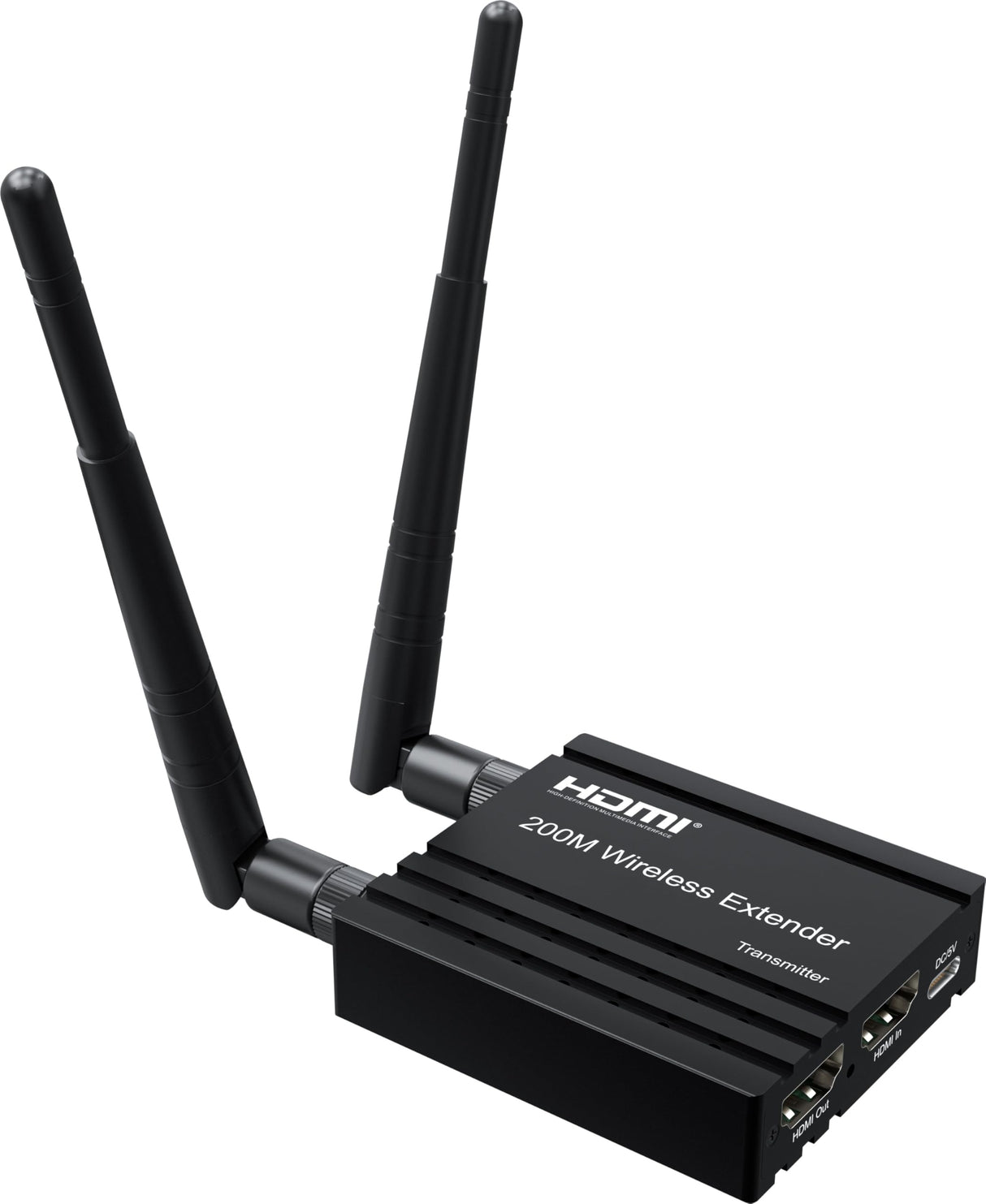 PremiumCord HDMI Extensor Inalámbrico Hasta 200m, Full HD 1080p, HDMI 1.3, HDCP 1.4/2.2, Carcasa Metálica