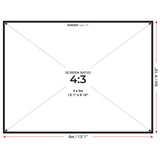 SimSpace Platinum Golf Impact Screen - Pantalla de proyector para simulador de Golf para el hogar, Rendimiento de 4 Capas con Espuma Resistente a los Impactos, reducción de Ruido, claridad Ultra 4K
