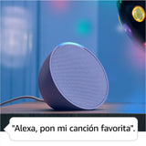 Echo Pop (Última generación) | Altavoz inteligente Bluetooth con Alexa de sonido potente y compacto | Blanco