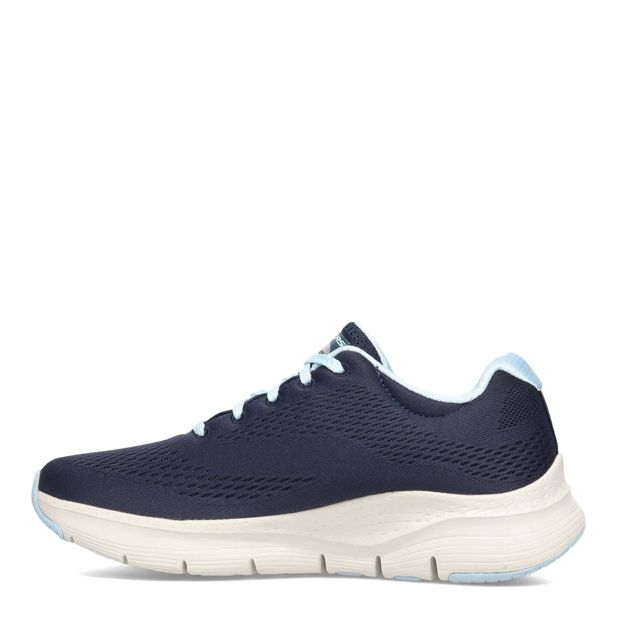 Skechers Arch Fit Big Appeal, Zapatillas Mujer, Navy Knit Mesh Lt Blue Trim, 39.5 EU