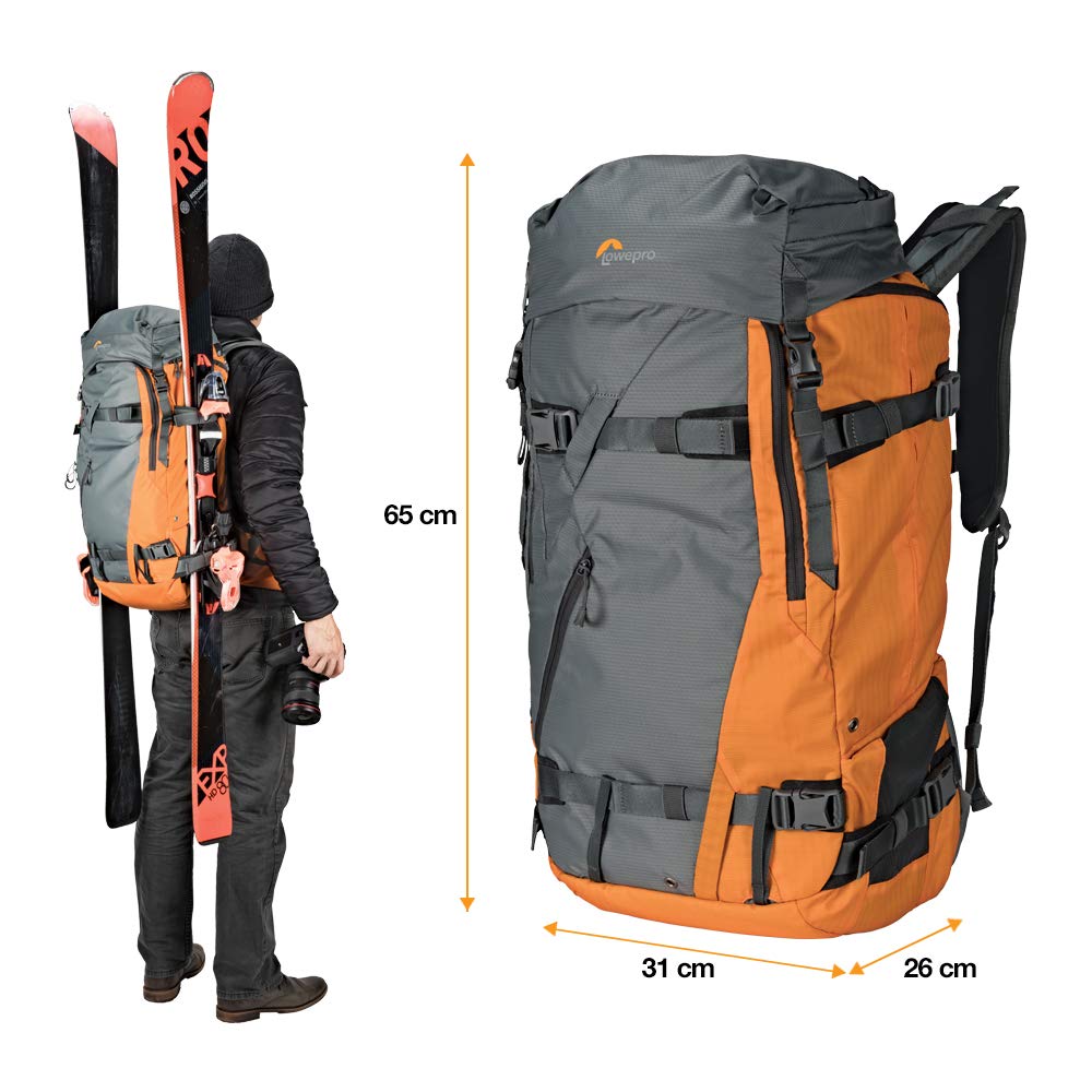 Lowepro Powder BP 500 AW LP37231-PWW - Mochila al Aire Libre para Caminar, Senderismo, Senderismo y Deportes de Invierno para Equipos de Foto/Video y artículos personales (Compatible con cámaras