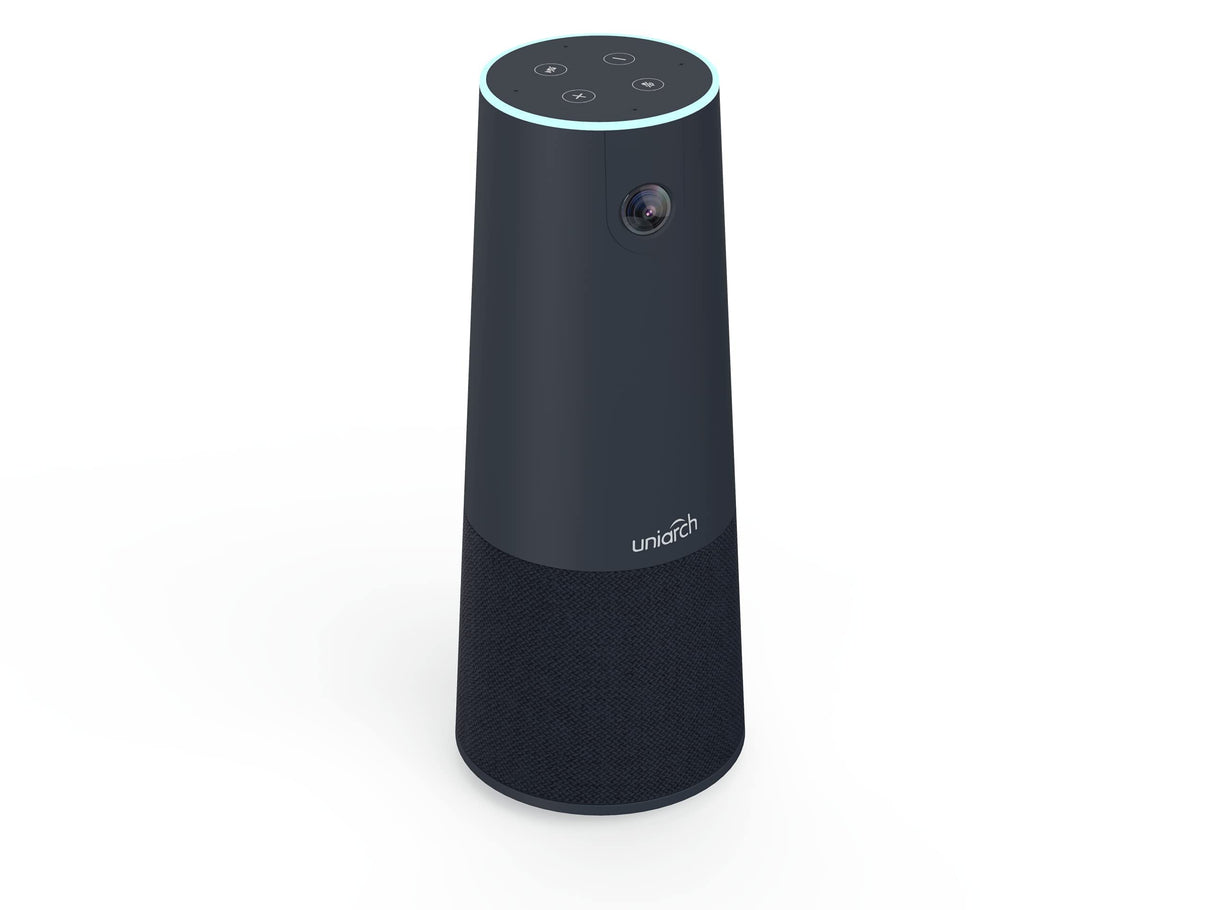 Uniarch Conferencing Camera with Build-in Microphone&Speaker, 2K Conferencing Webcam with Noise-Cancellation, All-in-One, 115° Wide-Angle Quad HD Webcam, USB Plug&Play, Speakerphone Meeting System