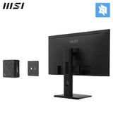 MSI Pro MP273QP E2 Monitor Profesional WQHD de 27", Panel IPS 2560 x 1440, 100Hz, 4ms, Panel IPS 2560 x 1440, 100Hz, 400 nits, Anti-Glare, Altavoces Integrados, Negro