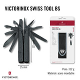 Victorinox Swiss Tool, Multiherramienta de Bolsillo Suiza, Multifunción, 27 Funciones, Hoja grande, Bloqueable