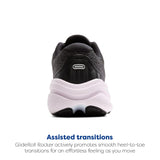 BROOKS 1204201B077 Ghost MAX 2 Mujer Black/White/Orchid Ice EU 40