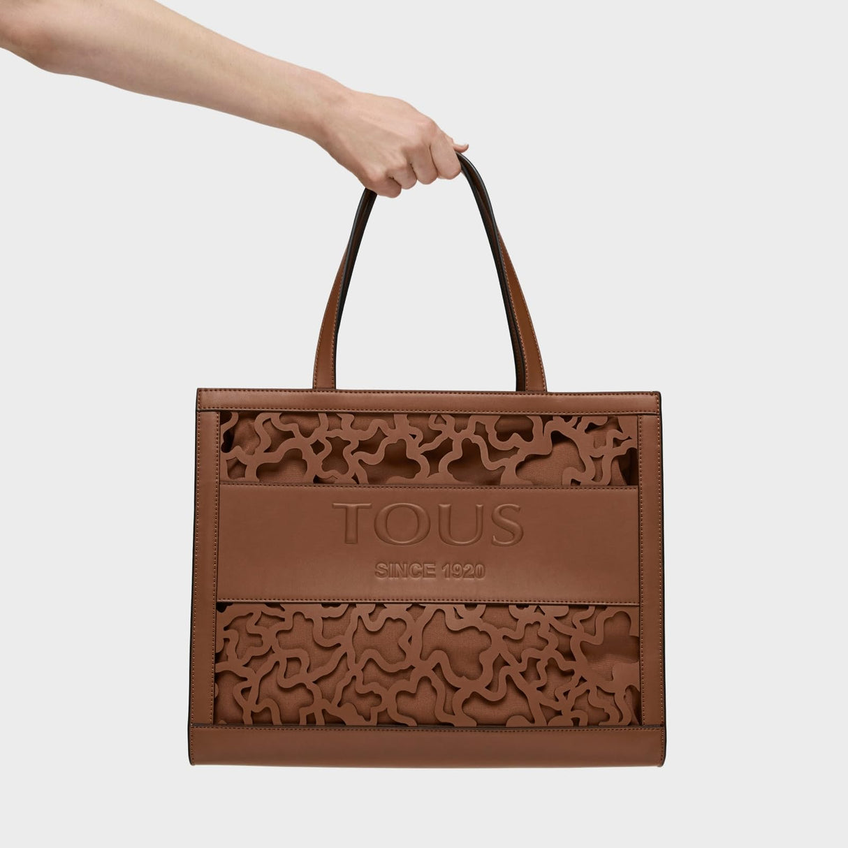 Tous Beige, Shopping XL. Amaya K Shock MARRÓN para Mujer, One Size