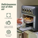 Cuisinart Mini Horno Freidora | 7 en 1: Freír, Asar, Hornear, Gratinar, Empanadillas, Tostar y Mantener caliente | 2 niveles de cocción, gran capacidad de 17L, espacio pollo entero de 1.8kg