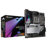 GIGABYTE X670E AORUS Master Placa Base - Compatible con AMD Ryzen 9000 Series CPUs, 16+2+2 Phases Digital VRM, up to 8000MHz DDR5 (OC), 2xPCIe 5.0 + 2xPCIe 4.0 M.2, Wi-Fi 6E, 2.5GbE LAN