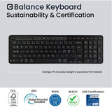 Contour RollerMouse Red Plus + Teclado Balance PN, Inalámbrico