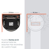 Neato Robotics 945-0296/D701 Robot Aspirador, 61 W, 0.7 litros, 69 Decibelios, Plastique, Gris Y Negro