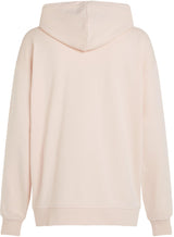 Calvin Klein Hoodie Mujer Varsity de algodón, Rosa (Silver Peony), S