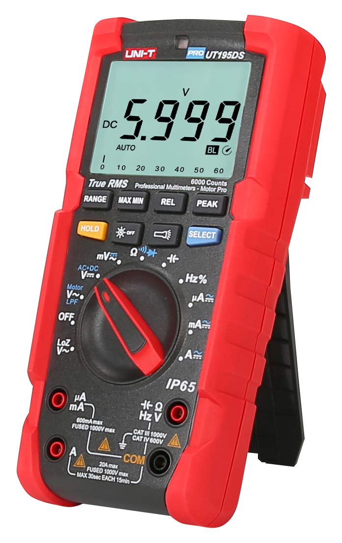 UNI-T UT195 Series UT195DS Handheld Industrial Digital multimeters IP65 and 2m Drop Proof