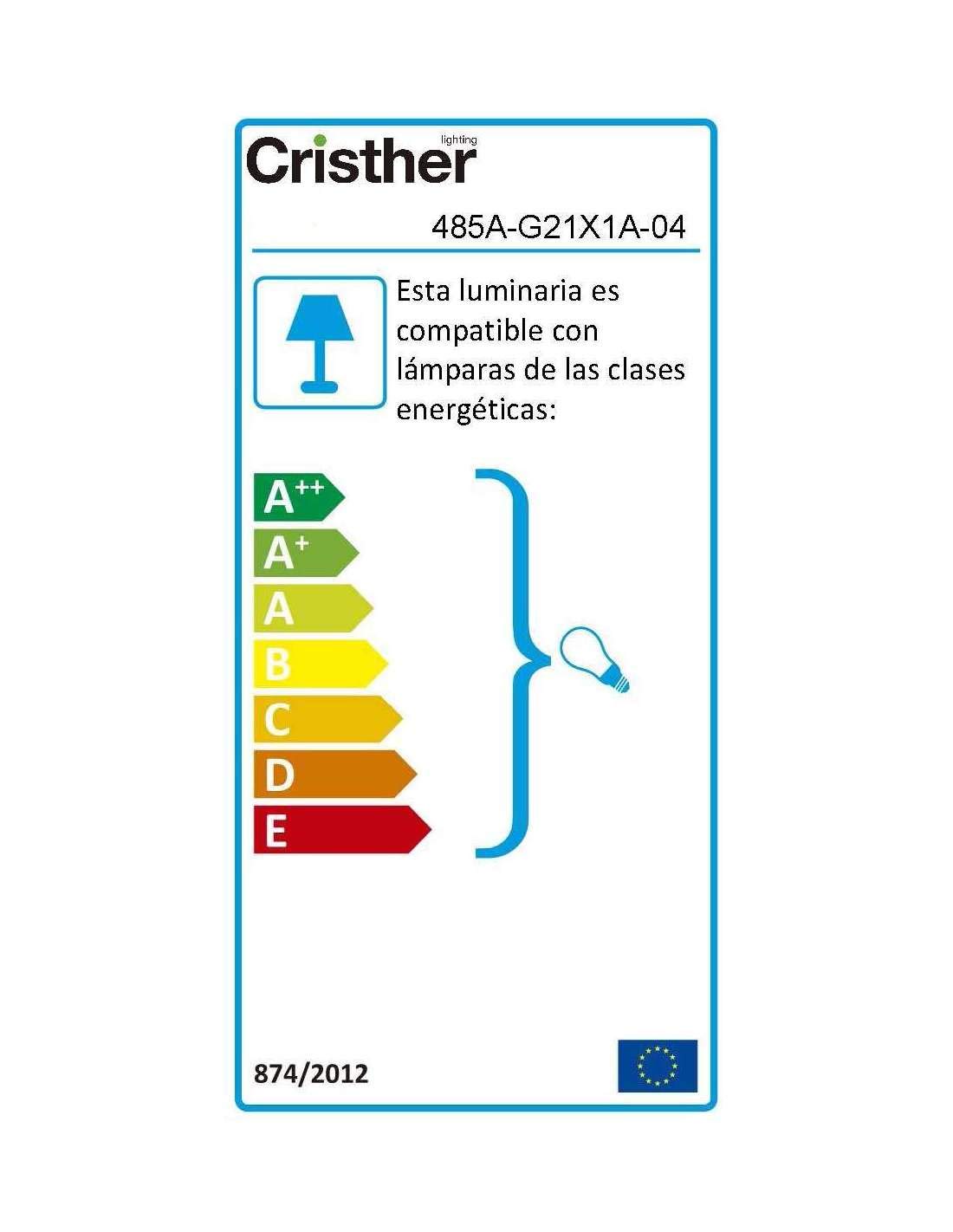 Cristher ABBI - Proyector piqueta gu10 50w antracita