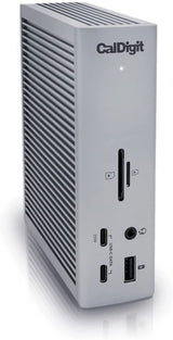 CalDigit TS4 Thunderbolt 4 - Base de Carga (18 Puertos, 98 W, 3 Thunderbolt 4 40 GB/s, 5 USB-A, 3 USB-C (10 GB/s), 8 K o 2 Pantallas 6 K 60 Hz, Mac, PC, Compatible con Cromo, con Cable de 0,8 m)